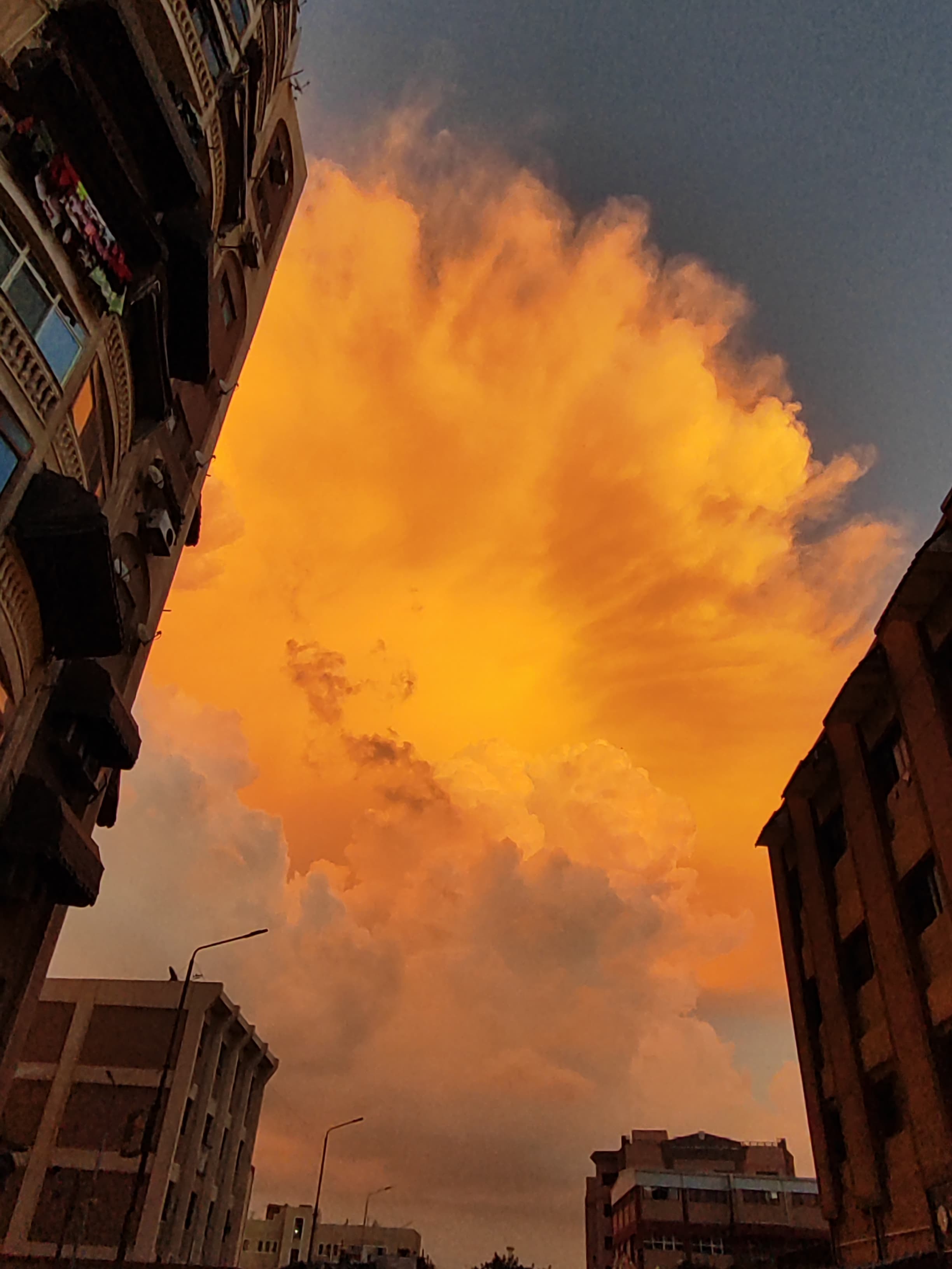 Mountain storm approaching